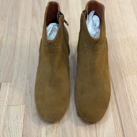 NEW Isabel Marant Suede Dicker Heeled Ankle Boot 36 - Picture 7 of 13